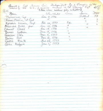 LEE's Co. payroll 2 1776, 1777